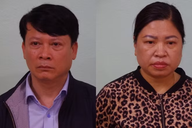 Ông Quyết và bà Xoan bị bắt giữ. Ảnh: Zingnews.vn