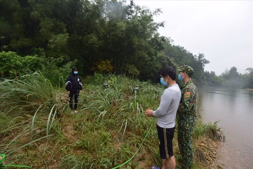 Địa điểm đối tượng Ly Ke Yi (người Trung Quốc) đón 1 phụ nữ Việt Nam xuất cảnh trái phép bị Biên phòng Pò Hèn (tỉnh Quảng Ninh) phát hiện bắt giữ. Ảnh: laodong.vn