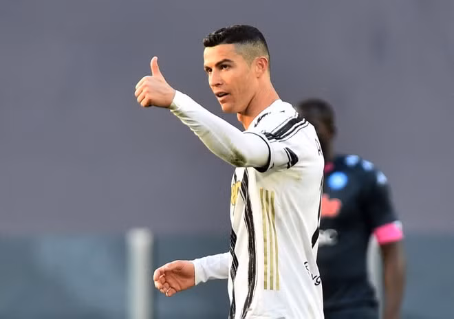 Ronaldo tiếp tục thể hiện phong độ ghi bàn trong màu áo Juventus. Ảnh: Reuters