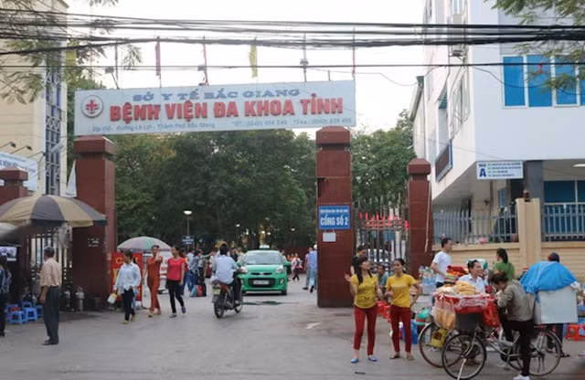 Bệnh viện đa khoa tỉnh Bắc Giang, nơi xảy ra vụ xô xát