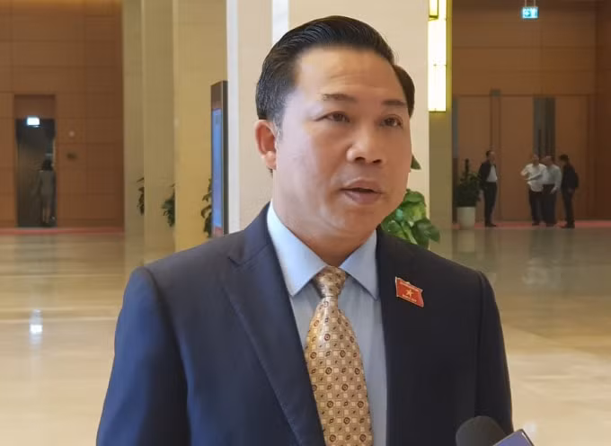 Đại biểu Lưu Bình Nhưỡng (đoàn ĐBQH tỉnh Bến Tre).