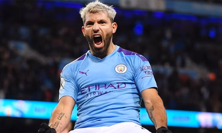 Aguero là chân sút số một trong lịch sử Man City. Ảnh: Getty Images
