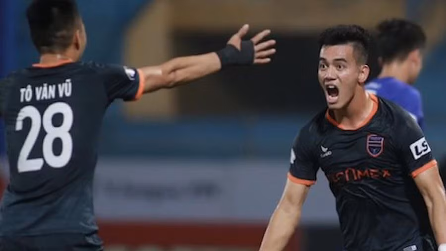 Tiến Linh lập hat-trick, Bình Dương thắng Nam Định theo kịch bản không tưởng. Ảnh: internet