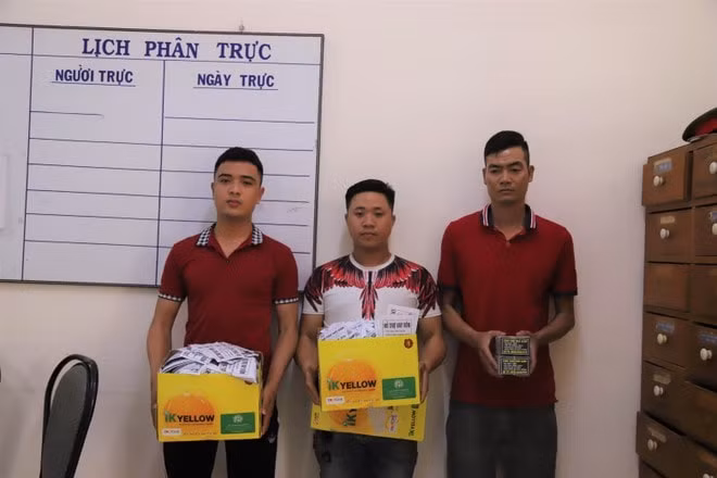 3 đối tượng cho vay nặng lãi bị Công an TP. Bảo Lộc triệu tập làm rõ. Ảnh: thanhnien.vn