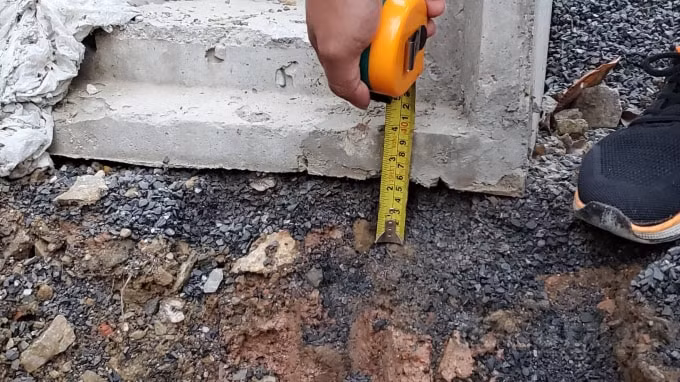 Lớp lót đá Dăm không đủ chiều dày và độ chặt so với yêu cầu về kỹ thuật.