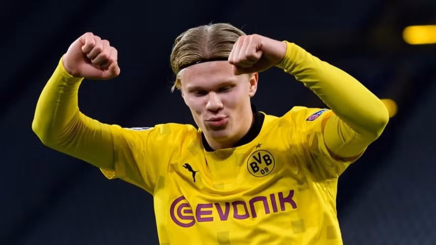 Haaand chỉ coi Dortmund là bệ phóng đưa anh đến với những CLB lớn hơn. Ảnh: Getty