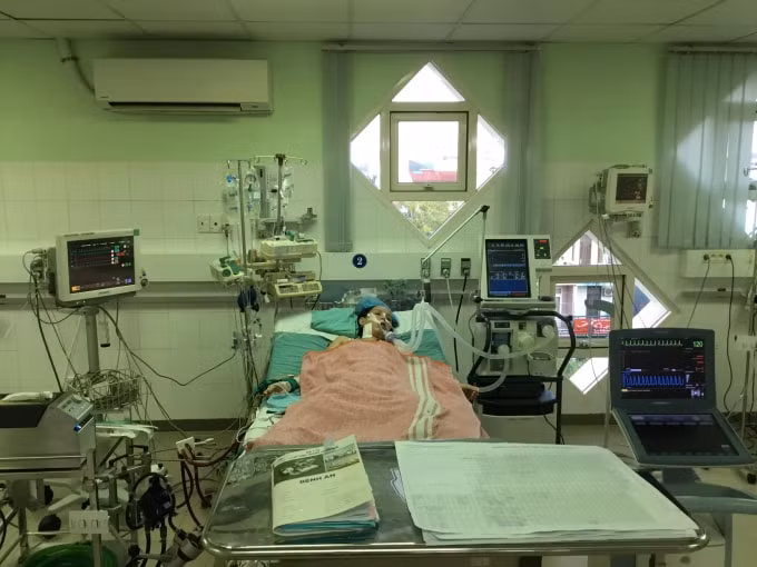 Bệnh nhân Nguyễn Thị H điều trị tại BV TW Huế