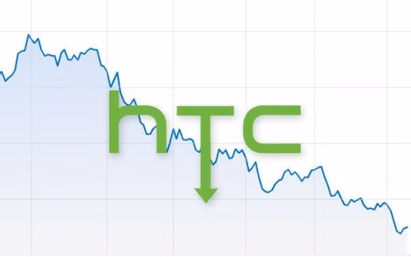 Cổ phiếu HTC tuột dốc không phanh.