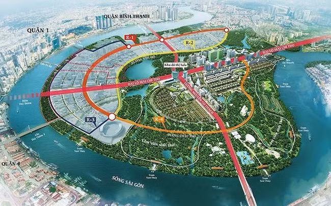 Khu đô thị mới Thủ Thiêm.