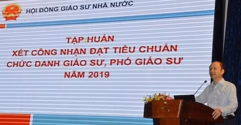 Hội đồng Giáo sư nhà nước tập huấn quy trình xét Giáo sư, Phó giáo sư năm 2019 (Ảnh TL)