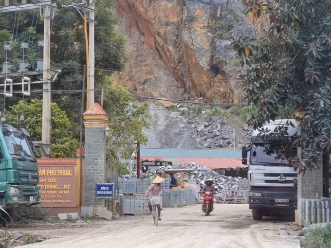 Mọi hoạt động khai thác đá tại Làng nghề Yên Lâm, huyện Yên Định cần được kiểm tra, giám sát chặt chẽ hơn trong thời gian tới