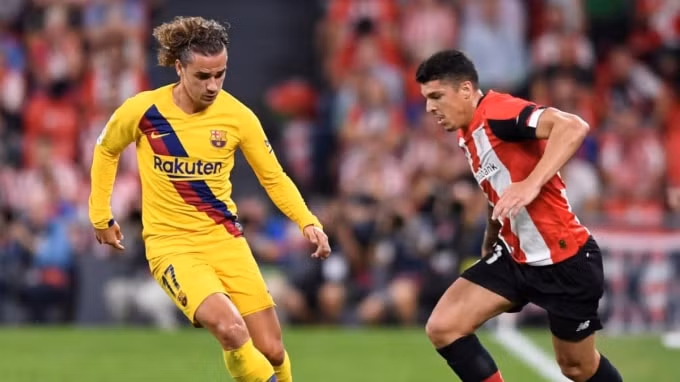 Tân binh Griezmann gây thất vọng khi ra mắt CLB mới. Ảnh: Getty