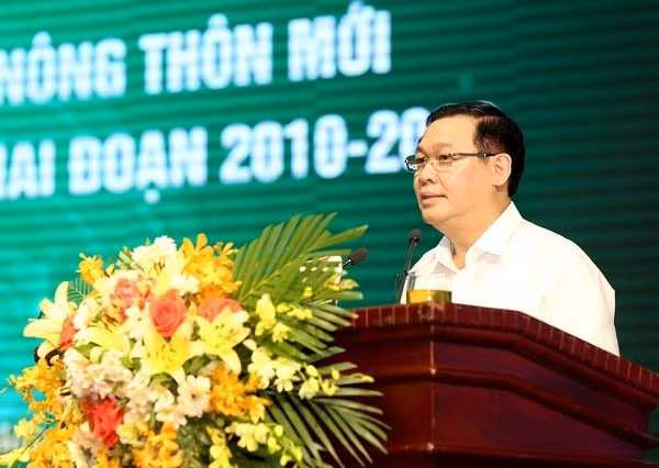 Phó Thủ tướng Vương Đình Huệ phát biểu tại Hội nghị. Ảnh: VGP