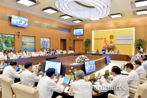 Toàn cảnh phiên họp. Ảnh: quochoi.vn