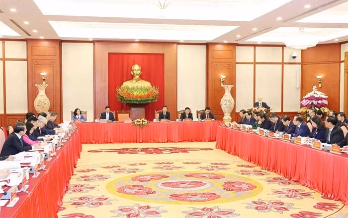 toan van phat bieu cua tong bi thu nguyen phu trong tai phien hop tieu ban van kien dai hoi xiv cua dang hinh 2