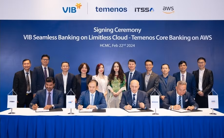 vib trien khai du an core banking temenos tren nen tang dam may aws hinh 2