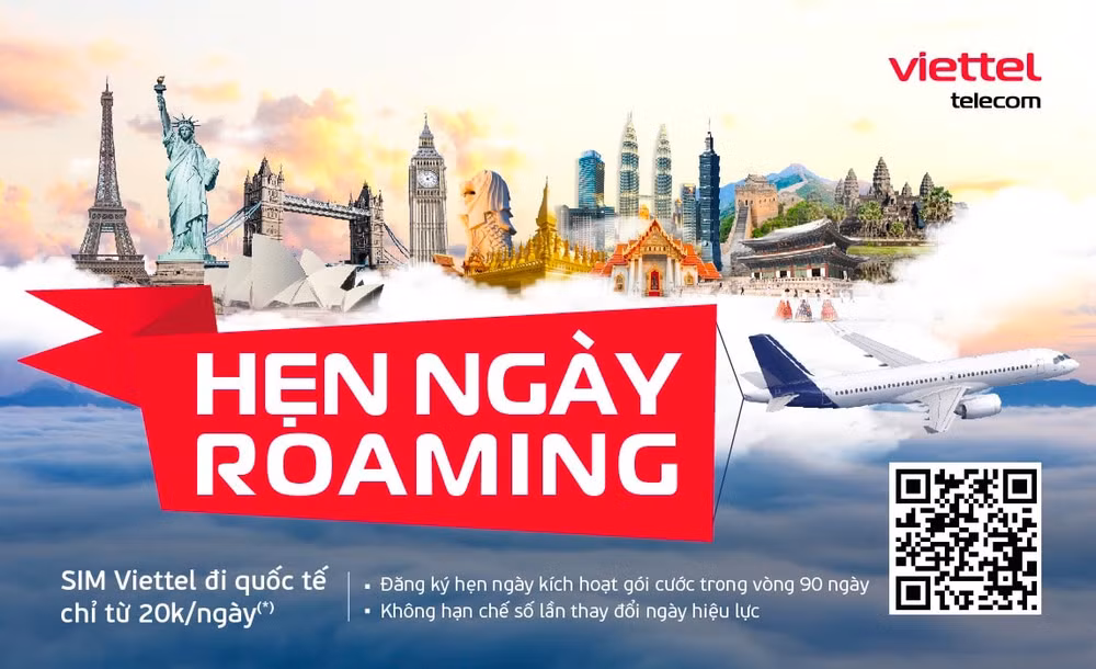 viettel tien phong trien khai tinh nang dang ky hen ngay cho cac goi cuoc roaming hinh 1