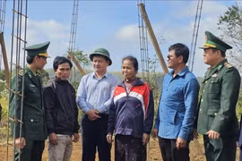 Bộ đội Biên phòng Quảng Trị khởi công nhà nghĩa tình tại biên giới Việt – Lào