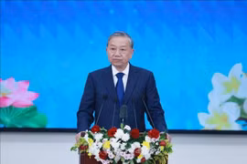 Tổng Bí thư Tô Lâm phát biểu chính sách tại Học viện Chính trị và Hành chính Quốc gia Lào
