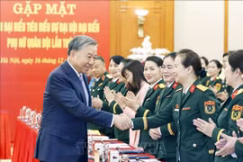 Công tác và phong trào phụ nữ trong Quân đội phát triển ngày càng vững chắc, toàn diện, hiệu quả