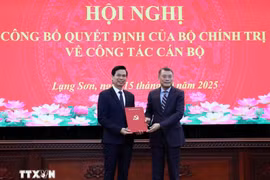Ông Hoàng Quốc Khánh được điều động giữ chức Bí thư Tỉnh ủy Lạng Sơn