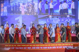 Thanh Hoá: Khởi công, khánh thành nhiều công trình trọng điểm chào mừng Đại hội đại biểu Đảng bộ tỉnh lần thứ XX