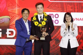 Hoàng Đức, Bích Thuỳ chiến thắng Quả bóng vàng Việt Nam 2025