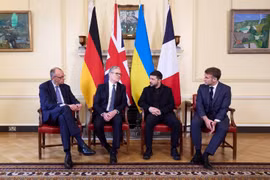 Tổng thống Ukraine và các đồng minh châu Âu thảo luận về kế hoạch hòa bình của Mỹ