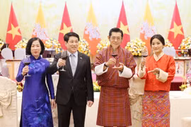 Chủ tịch nước Lương Cường chủ trì chiêu đãi cấp nhà nước Quốc vương Bhutan