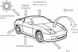 Xe đỗ dưới nắng đang làm thành phố nóng lên nhanh chóng, đặc biệt là xe màu tối