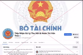 Bộ Tài chính cảnh báo facebook giả mạo