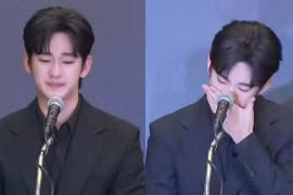 Tài tử Kim Soo Hyun khóc nức nở, đòi gia đình Kim Sae Ron bồi thường