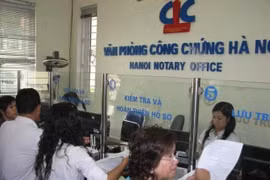 Không được sử dụng nhà chung cư có mục đích để ở làm trụ sở phòng công chứng