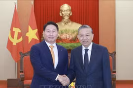 Tổng Bí thư Tô Lâm tiếp Chủ tịch tập đoàn SK, Hàn Quốc