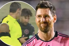 Trọng tài bị kỷ luật vì xin chữ ký Messi
