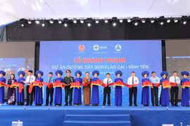 Khánh thành Dự án đường dây 500 kV Lào Cai - Vĩnh Yên sau 6 tháng thi công thần tốc