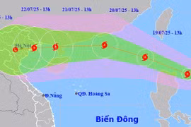 Bão Wipha sắp vào Biển Đông, nguy cơ mưa lớn kéo dài từ ngày 21/7