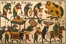 ‘Đông Hồ thế sự’ đưa tranh dân gian lên sân khấu