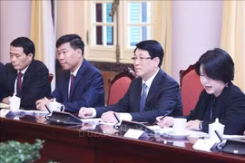 Chủ tịch nước Lương Cường tiếp Đại sứ EU và các nước thành viên