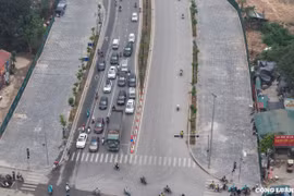 Người dân di chuyển thuận tiện trên đường Lê Quang Đạo kéo dài
