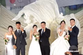 Dấu ấn đáng nhớ của các đôi uyên ương tại lễ cưới tập thể với chủ đề ‘Bên nhau, mình là Nhà’