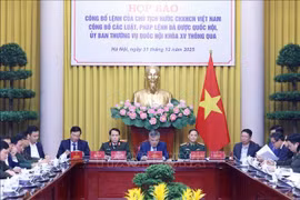 Công bố Lệnh của Chủ tịch nước về 14 luật và 1 pháp lệnh
