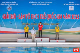 Thế hệ vàng bơi lội trẻ Việt Nam tỏa sáng tại Giải Vô địch trẻ Quốc gia 2025