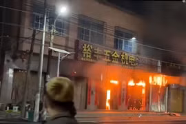 Cháy tòa nhà ở Trung Quốc, ít nhất 12 người thiệt mạng