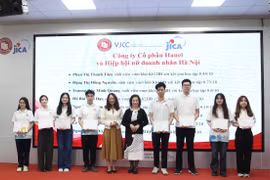Năm thứ tư liên tiếp, Hanel tài trợ học bổng cho sinh viên Viện Phát triển nguồn nhân lực Việt Nam – Nhật Bản (VJCC)