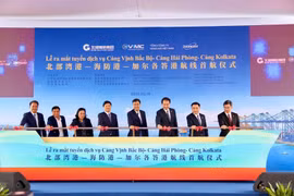 Khai trương tuyến dịch vụ Cảng Vịnh Bắc Bộ - Cảng Hải Phòng - Cảng Kolkat