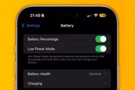 Chế độ tiết kiệm điện làm chậm iPhone của bạn?