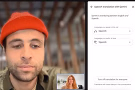 Google ra mắt tính năng dịch giọng nói trực tiếp trên Google Meet