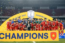 Vô địch giải Đông Nam Á, đội tuyển U23 Việt Nam được thưởng lớn