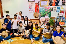 'Giữ lửa' hát văn từ lớp học thiếu ánh sáng